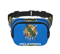 WZYCWB Oklahoma State Flag Sac banane de sport, sac à bandoulière tendance et tendance, petit sac de voyage léger