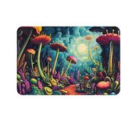 WZYCWB Paillasson absorbant le sol, taille 40,6 x 61 cm, protège efficacement le salon, la salle de bain et la porte d'entrée du nettoyage du motif coloré Venus Flytrap