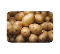 WZYCWB Paillasson d'hiver lavable motif pommes de terre, 40 x 60 cm, tapis de sol absorbant la poussière, tapis de bienvenue absorbant