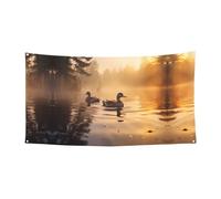 WZYCWB Paire de canards colverts flottants pour fête d'anniversaire ou décorations de vacances