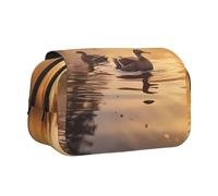 WZYCWB Paire de canards colverts flottants - Trousse portable idéale pour organiser les stylos au bureau ou ranger des pinceaux de maquillage