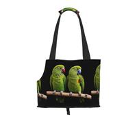 WZYCWB Paire de sacs de voyage légers pour perroquets de la forêt tropicale pour chats et sac à bandoulière respirant pour petit chien pour un transport facile