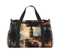 WZYCWB Panda Cubs in the Forest Sac de voyage portable Sac de week-end Sac de fitness Sac de yoga adapté pour le fitness et d'autres scénarios, London Color Taxi, Taille unique