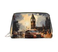 WZYCWB Panda Cubs in The Forest Trousse à maquillage en cuir imprimé pour femme - Élégant et doux, durable, London Color Taxi, Taille unique