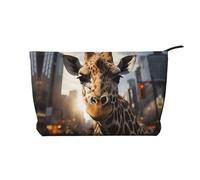 WZYCWB Panda Cubs in The Forest Trousse de toilette à motifs, indispensable pour organiser les cosmétiques et les produits de soins de la peau., New York Giraffe Street, Taille unique