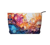 WZYCWB Panda Cubs in The Forest Trousse de toilette à motifs, indispensable pour organiser les cosmétiques et les produits de soins de la peau., Marbre multicolore, Taille unique