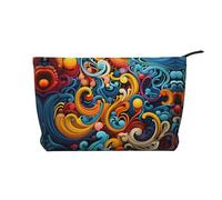 WZYCWB Panda Cubs in The Forest Trousse de toilette à motifs, indispensable pour organiser les cosmétiques et les produits de soins de la peau., Rayures multicolores, Taille unique