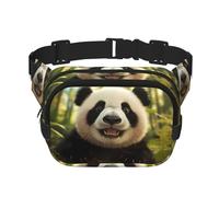 WZYCWB Panda Portrait Photo Sport Sac Banane Sac Bandoulière Tendance et Tendance Petit Sac de Voyage Léger