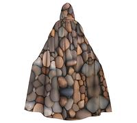 WZYCWB Pebbles in the Beach Halloween Decoration Cape Adulte Grande Taille Capuche Cape à Capuche Unisexe Cape Carnaval pour bal masqué Jeu de rôle