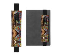 WZYCWB Peint Subway Imprimé Grande Capacité PVC Pen Holder + Creative Diary Pen Bag Set avec Bande élastique Design Antidérapant