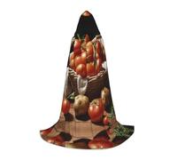 WZYCWB Petite cape à capuche à motif tomates cerises S pour cosplay, accessoires de costume de fête de vacances