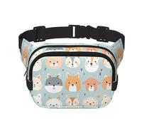 WZYCWB Pictorial Avatar Sac banane de sport, sac à bandoulière tendance et tendance, petit sac de voyage léger