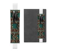 WZYCWB Pochettes à crayons en forme de cône de pin, porte-stylos en PVC et porte-stylos avec bandes élastiques et marque-pages sont les meilleurs choix de cadeau.