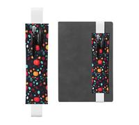 WZYCWB Pochettes à crayons en forme de fleurs de citrouille, porte-stylos en PVC et porte-stylos avec bandes élastiques et marque-pages sont les meilleurs choix de cadeau.