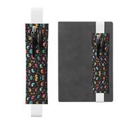 WZYCWB Pochettes à crayons mignonnes en forme d'oiseau de dessin animé, porte-stylos en PVC et porte-stylos avec bandes élastiques et marque-pages sont le meilleur choix de cadeau.