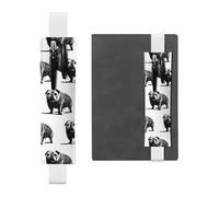 WZYCWB Pochettes à crayons peintes à la main, porte-stylo en PVC avec bandes élastiques et marque-pages sont les meilleurs choix de cadeau. Blanc, taille unique, blanc, Taille unique