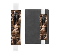 WZYCWB Pooches à crayons caniche, porte-stylos en PVC et porte-stylos avec bandes élastiques et marque-pages sont le meilleur choix de cadeau.