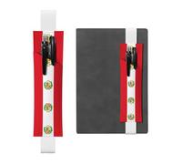 WZYCWB Porte-stylo en cuir avec drapeau du Pérou - Réglable - Parfait pour la rentrée des classes - Cadeau de Noël