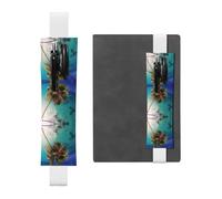 WZYCWB Porte-stylo en cuir des îles des Caraïbes, marque-page réglable, parfait pour la rentrée scolaire, cadeau de Noël