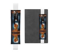 WZYCWB Porte-stylo en cuir mousse de bière, marque-page réglable, parfait pour la rentrée scolaire, cadeaux de Noël