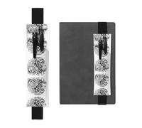 WZYCWB Porte-stylo en PVC avec motif de singe abstrait imprimé de grande capacité + trousse créative avec bande élastique antidérapante