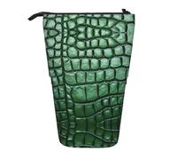 WZYCWB Porte-stylo rétractable imprimé crocodile vert pour dortoir ou bureau.