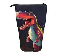 WZYCWB Porte-stylo rétractable imprimé dinosaure à grande bouche pour dortoir ou bureau.