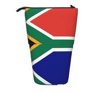 WZYCWB Porte-stylo rétractable imprimé drapeau de l'Afrique du Sud, adapté pour une utilisation comme simple trousse de maquillage, portefeuille, etc.
