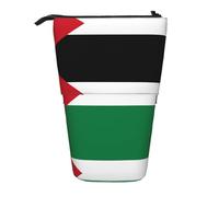 WZYCWB Porte-stylo rétractable imprimé drapeau de l'État de Palestine adapté pour une utilisation comme simple trousse de maquillage, portefeuille, etc.