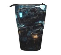 WZYCWB Porte-stylo rétractable imprimé Future Robot pour dortoir ou bureau.