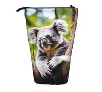 WZYCWB Porte-stylo rétractable imprimé koala mignon adapté pour une utilisation comme simple trousse de maquillage, portefeuille, etc.