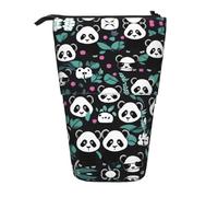 WZYCWB Porte-stylo rétractable imprimé panda mignon pour dortoir ou bureau.