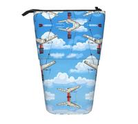 WZYCWB Porte-stylo rétractable imprimé Wings in The Sky adapté pour une utilisation comme simple trousse de maquillage, portefeuille, etc.