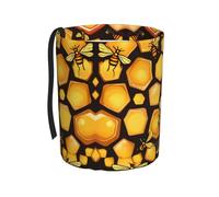 WZYCWB Poubelle de voiture à suspendre en forme de fleur d'abeille, pratique et pratique, adaptée à plusieurs modèles de voiture, offrant un espace de rangement idéal