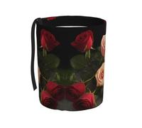 WZYCWB Poubelle de voiture à suspendre en forme de rose, pratique et pratique, adaptée à plusieurs modèles de voiture, offrant un espace de rangement idéal