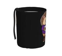 WZYCWB Poubelle de voiture à suspendre motif hérisson violet, pratique et pratique, adaptée à plusieurs modèles de voiture, offrant un espace de rangement idéal