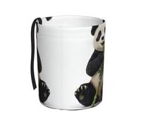 WZYCWB Poubelle de voiture à suspendre Panda - Pratique et pratique - Convient pour plusieurs modèles de voiture - Offre un espace de rangement idéal