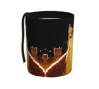 WZYCWB Poubelle de voiture suspendue en forme de chat, pratique et pratique, adaptée à plusieurs modèles de voiture, offrant un espace de rangement idéal