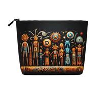 WZYCWB Primitive Totem Trousse de maquillage de voyage multifonctionnelle pour ranger vos accessoires quotidiens