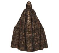 WZYCWB Primitive Tribal Totem Imprimé Adulte Party Decoration Cape Halloween Cape à Capuche Unisexe Halloween Carnaval Mascarade Jeu de rôle