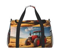 WZYCWB Red Bird Head Sac de voyage portable Sac de week-end Sac de fitness Sac de yoga adapté pour le fitness et d'autres scénarios, Tracteur rouge, Taille unique