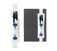 WZYCWB Robo-Jellyfish Marque-page réglable en cuir pour journal, marque-page, parfait pour la rentrée scolaire, cadeau de Noël, porte-stylo en cuir,
