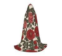 WZYCWB Rose of the Season Cape de magicien imprimée L, costume de fête à thème, cape de cosplay pour adulte et adolescent, tailles S, M, L