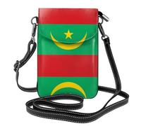 WZYCWB Sac à bandoulière en cuir léger avec motif drapeau de la Mauritanie - Pour femme - Avec fentes pour cartes de crédit