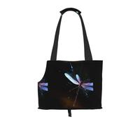 WZYCWB Sac à bandoulière imprimé cyber libellule pour animal domestique - Léger et respirant Petit sac à bandoulière pour animal domestique