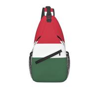 WZYCWB Sac à bandoulière imprimé drapeau de la Hongrie pour homme - Sac à dos décontracté avec sangle réglable pour la course, la randonnée et les trajets quotidiens