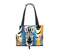WZYCWB Sac à bandoulière imprimé tête de zèbre pour animal domestique - Léger et respirant - Petit sac à bandoulière pour animal de compagnie