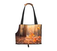 WZYCWB Sac à bandoulière léger et respirant pour animal domestique Motif feuille d'érable au soleil