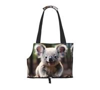 WZYCWB Sac à bandoulière mignon imprimé koala pour animal domestique - Léger et respirant - Petit sac à bandoulière pour animal domestique