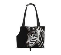WZYCWB Sac à bandoulière pour animal de compagnie imprimé zèbre - Léger et respirant - Petit sac à bandoulière pour animal domestique